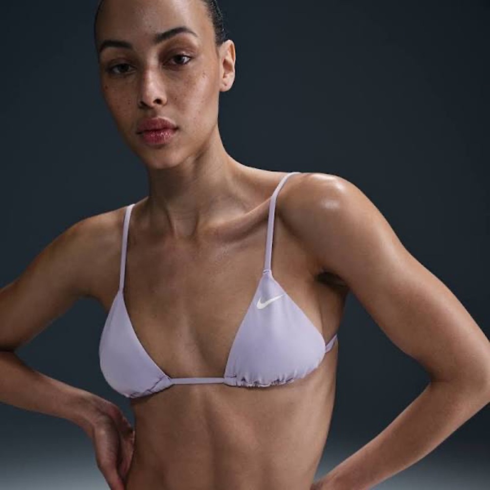 Nike Swim Effortless Essential Women's Triangle Bikini Top Medium Purple
